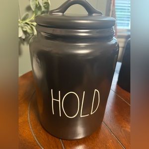 Rae Dunn large size Hold canister